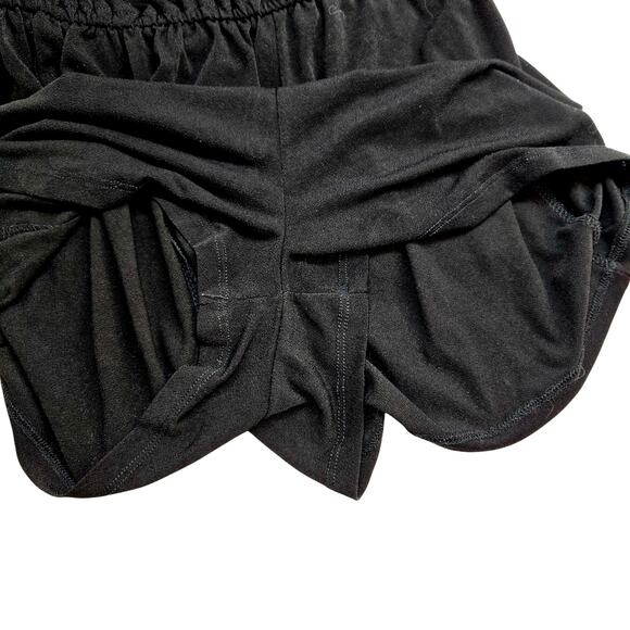 Dex Small Black Embroidered Women's Romper Jumper Shorts Dress Miss Size4 6 S - Picture 4 of 6